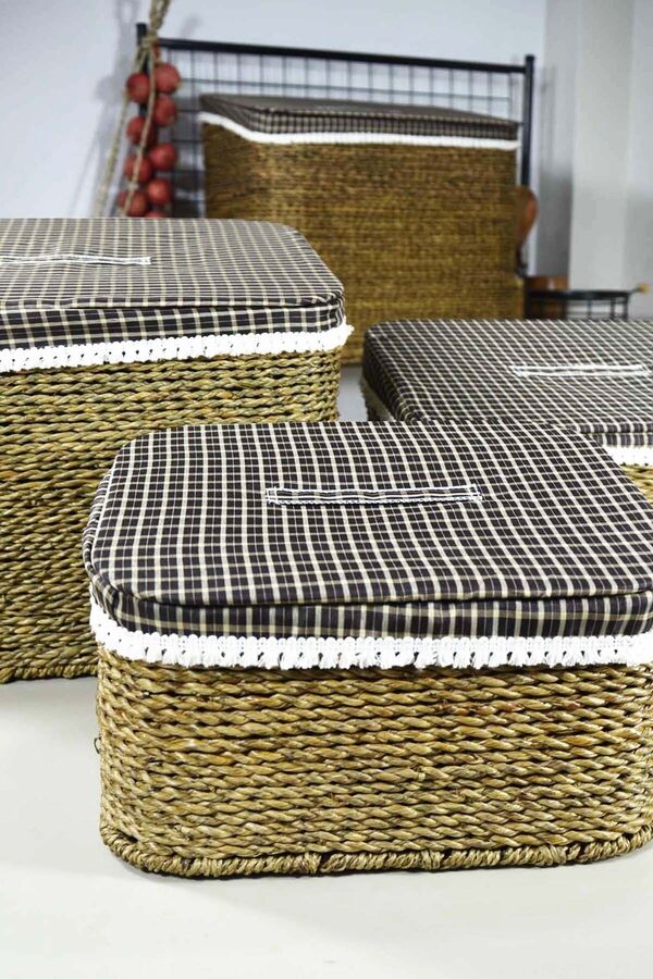 4 Parça Çok Amaçlı Çamaşır Sepeti Seti