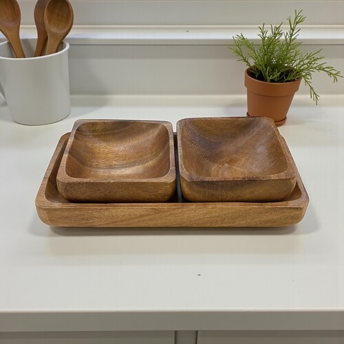 SepetçiBaba - Akasya - 3 Parça Çerez Seti - 6701