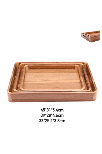 SepetçiBaba - Akasya 3'lü Tepsi Seti - 270S3A