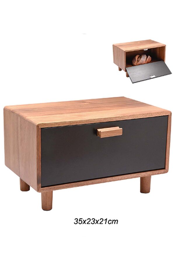 Akasya Ayaklı Ekmek Dolabı - 01635ABC1