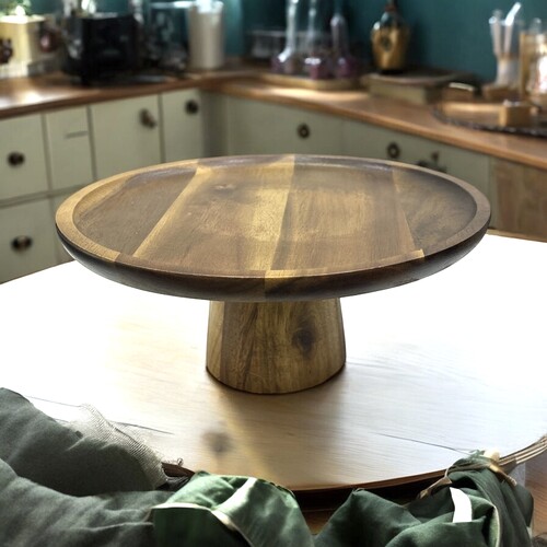 SepetçiBaba - Akasya Dekoratif Ayaklı Sunum Standı Küçük Boy - 02325A