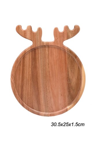 SepetçiBaba - Akasya Geyik Büyük Sunum Tahtası - 65730