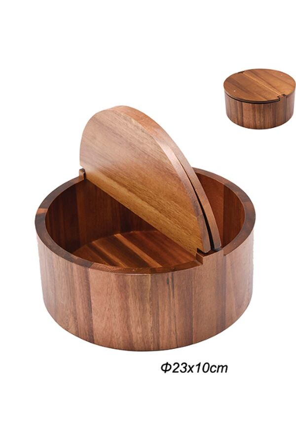 Akasya Kapaklı Dekoratif-Organizer Kutu - 14723A