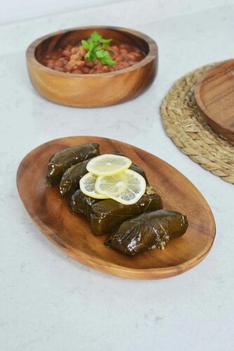 SepetçiBaba - Akasya Oval Tabak - 6158