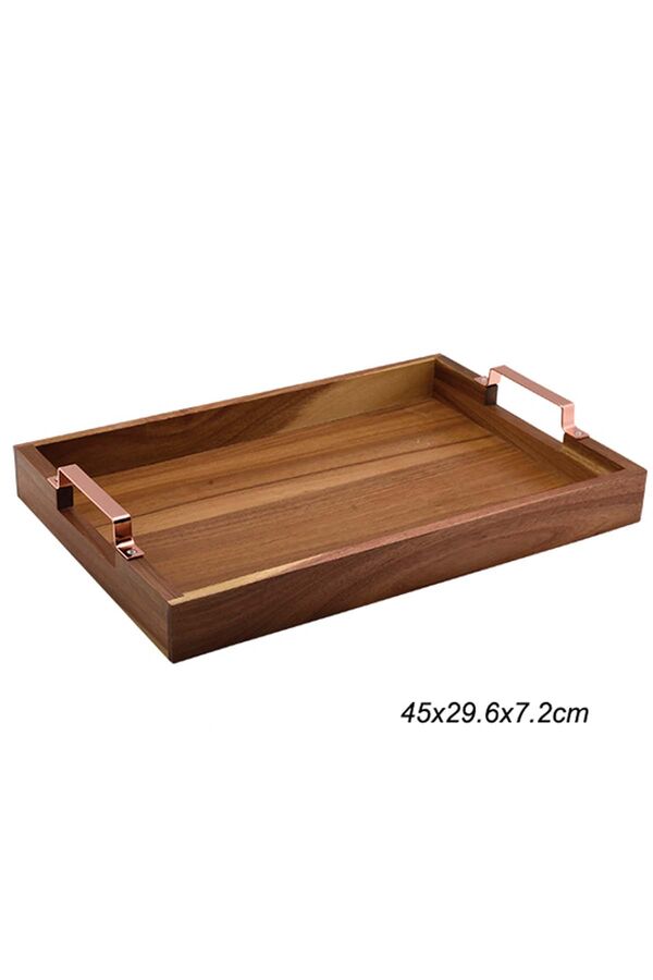 Akasya Rose Tutmalı Tepsi - 26345