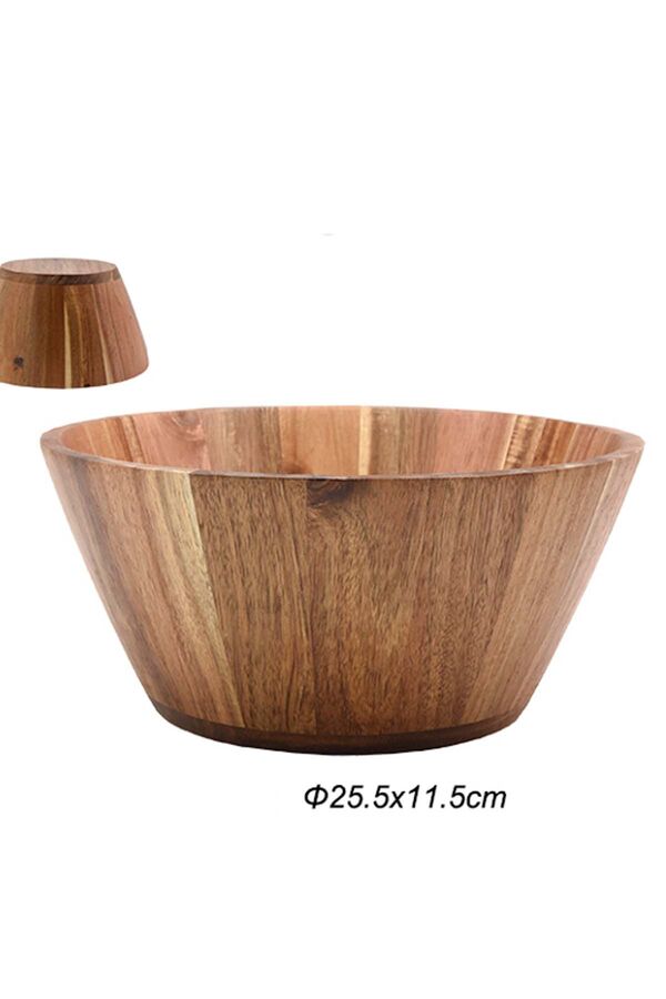 Akasya Yuvarlak Dekoratif Sunum Kasesi 25.5*11.5 - 09625 