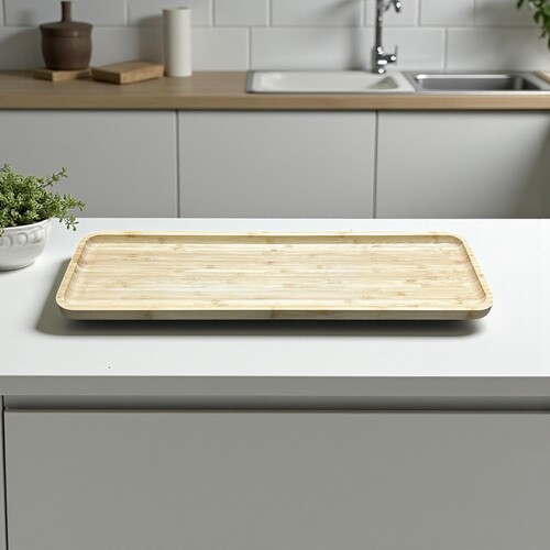 SepetçiBaba - Bambu Dikdörtgen Sunum Tabağı - 56