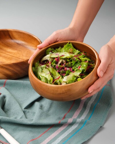 SepetçiBaba - Bella - Akasya Kase 22 X 6 Cm - 7015