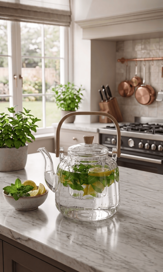 Dora 1200 Ml Isıya Dayanıklı Cam Demlik - 169 - 1