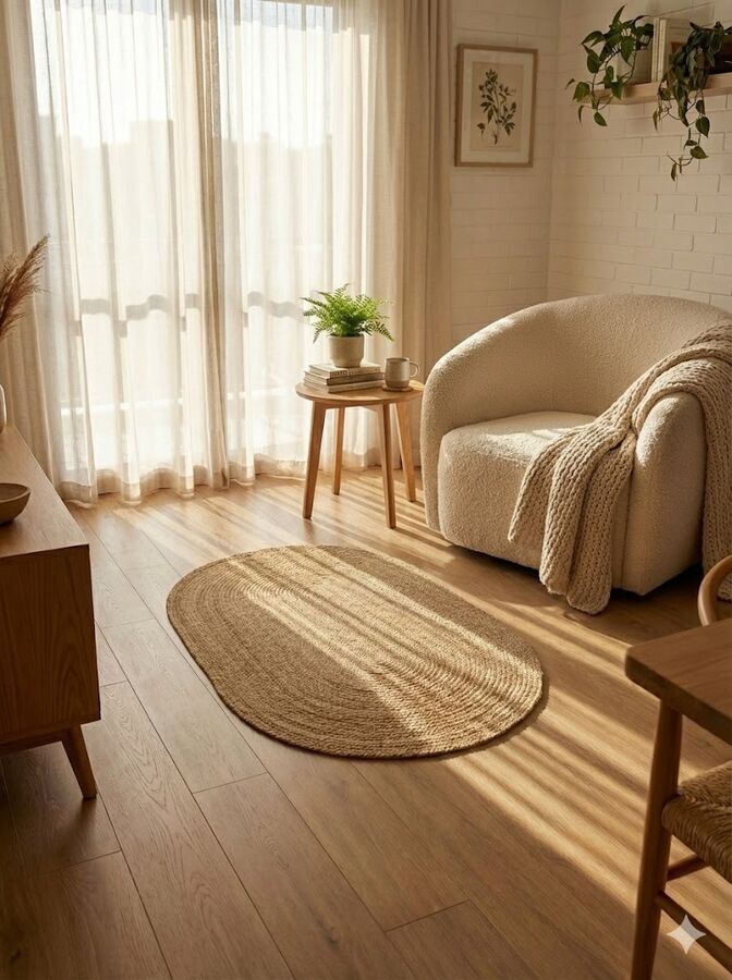 Hasır Paspas - Salon-Mutfak-Oturma Odası - 80x50 Cm - P01