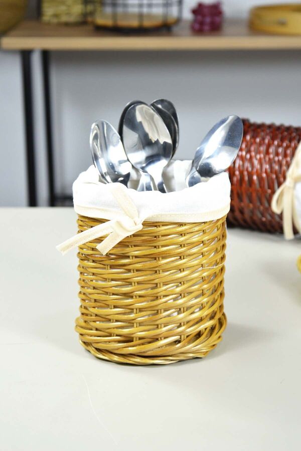 Hasır Yuvarlak Kaşıklık Krem