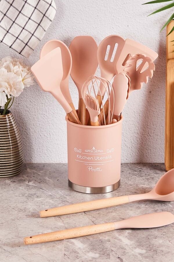 Masterno Pink 12 Parça Silikon Set