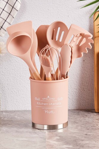 SepetçiBaba - Masterno Pink 12 Parça Silikon Set