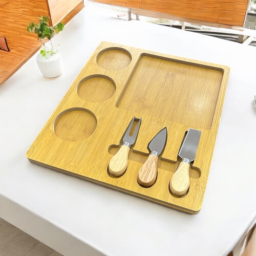 SepetçiBaba - Peynir Tahtası Seti Bıçaklı - 18