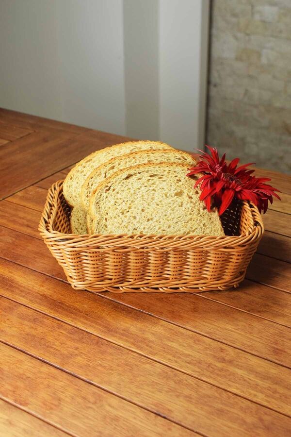 Plastik - Dikdörtgen Ekmek Sepeti