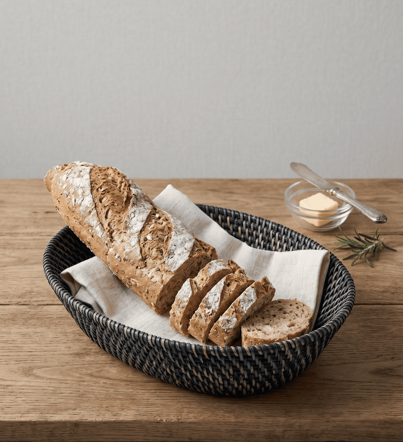Rattan Ekmek Sepeti Oval LARGE - SR12 - 1