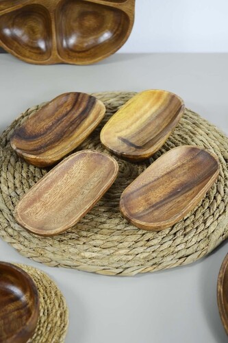 SepetçiBaba - Tala - Akasya 4'lü Oval Kase